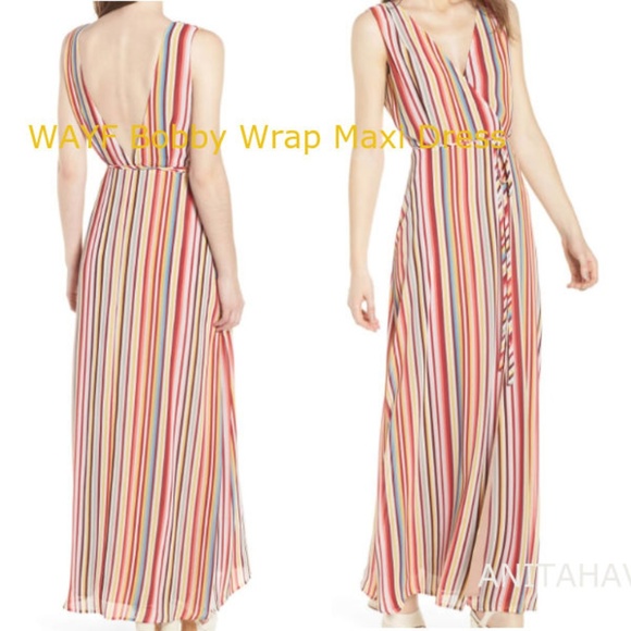 WAYF Bobby Wrap Maxi Dress - Picture 7 of 7